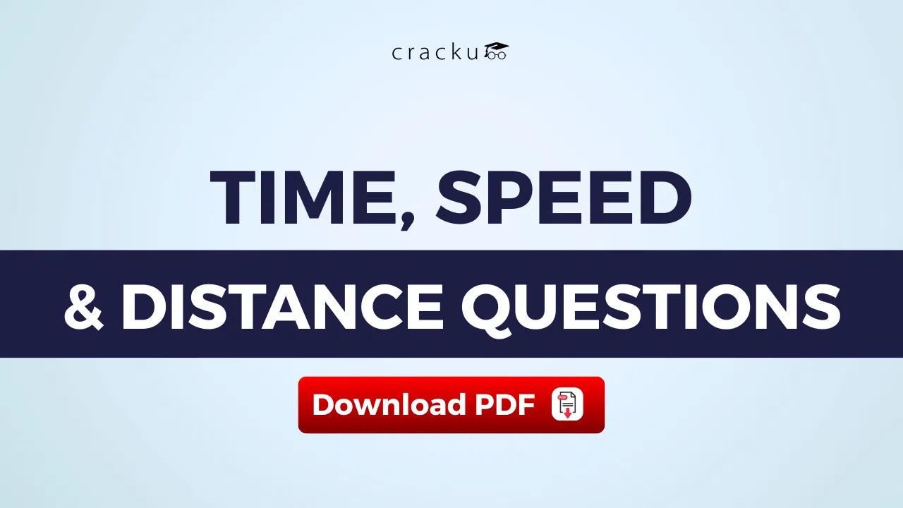 Time, Speed & Distance Questions for CAT 2025 with Solutions image