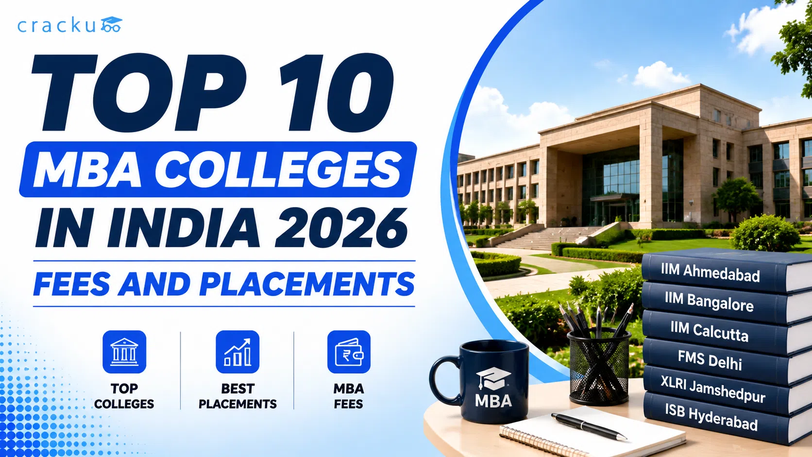 Top 10 MBA Colleges in India 2026 with Fees and Placements