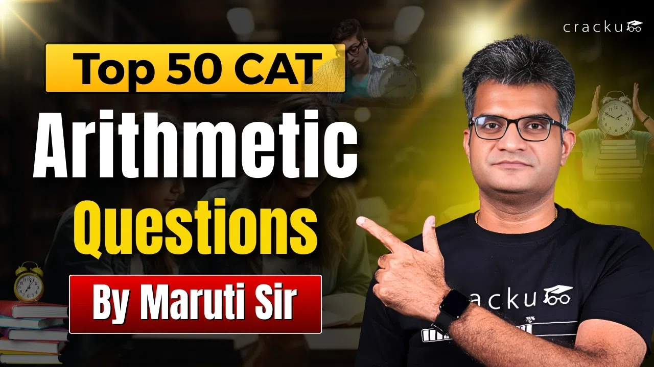 Top 50 CAT Arithmetic Questions by Maruti Sir, Download PDF image