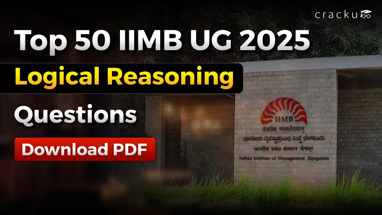 Top 50 IIMB UG 2025 LR Questions PDF With Video Solutions image