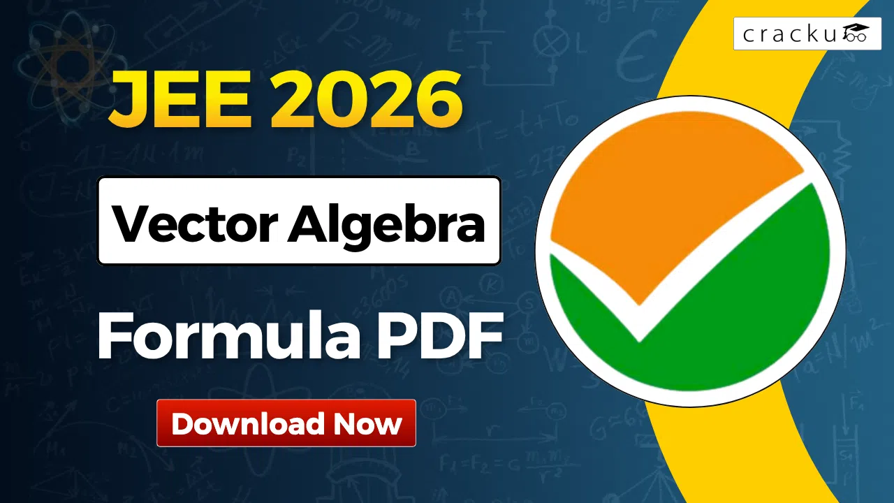 Vector Algebra Formulas For JEE 2026, Check & Download PDF