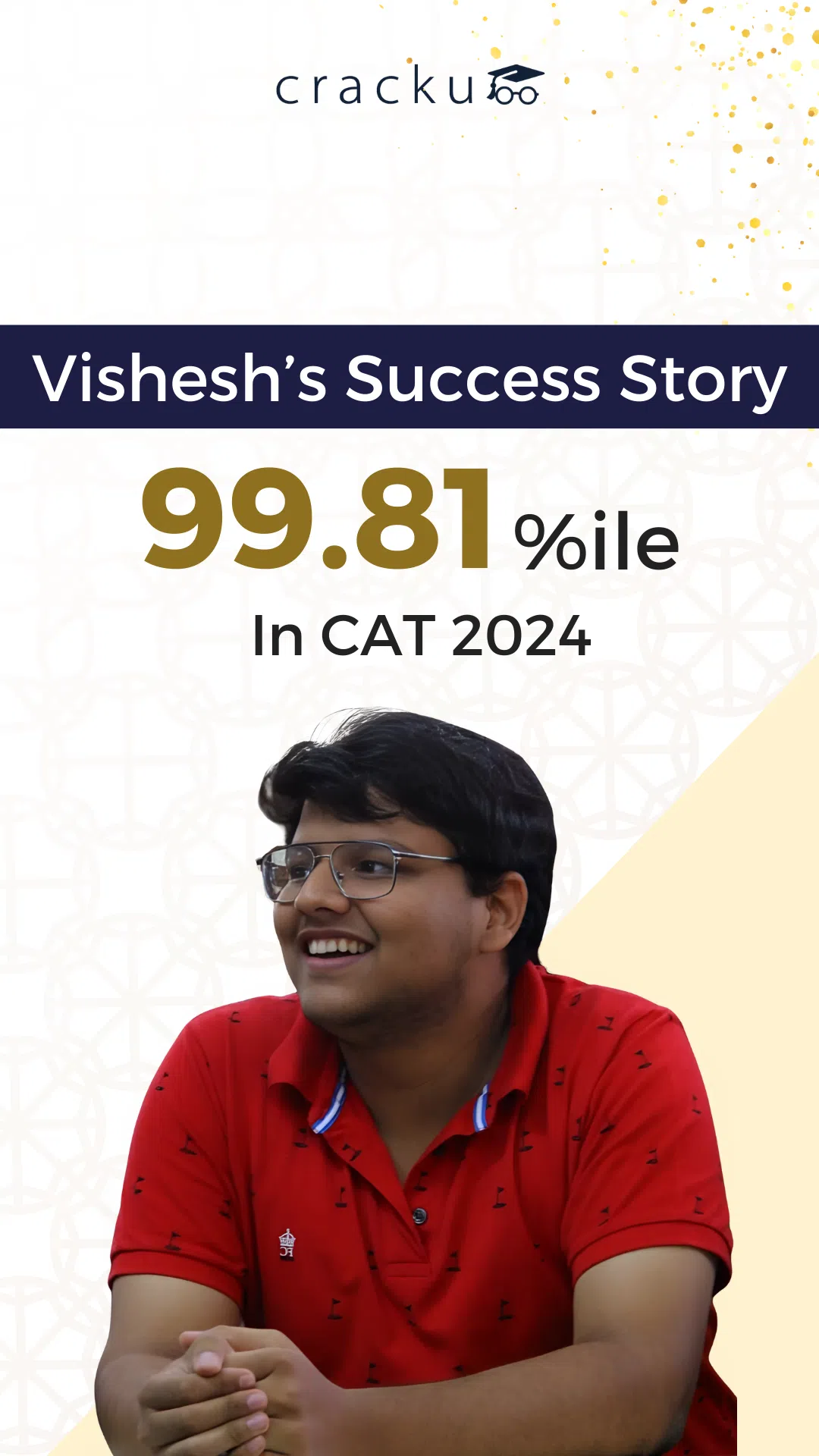 Vishesh Garg - 99.81%ile in CAT 2024