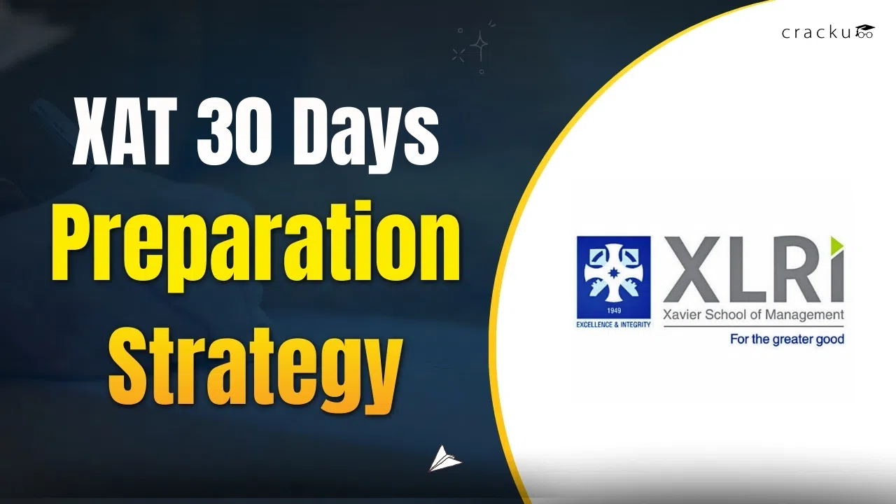 XAT 30-Days Preparation Plan 2026, Download Schedule PDF