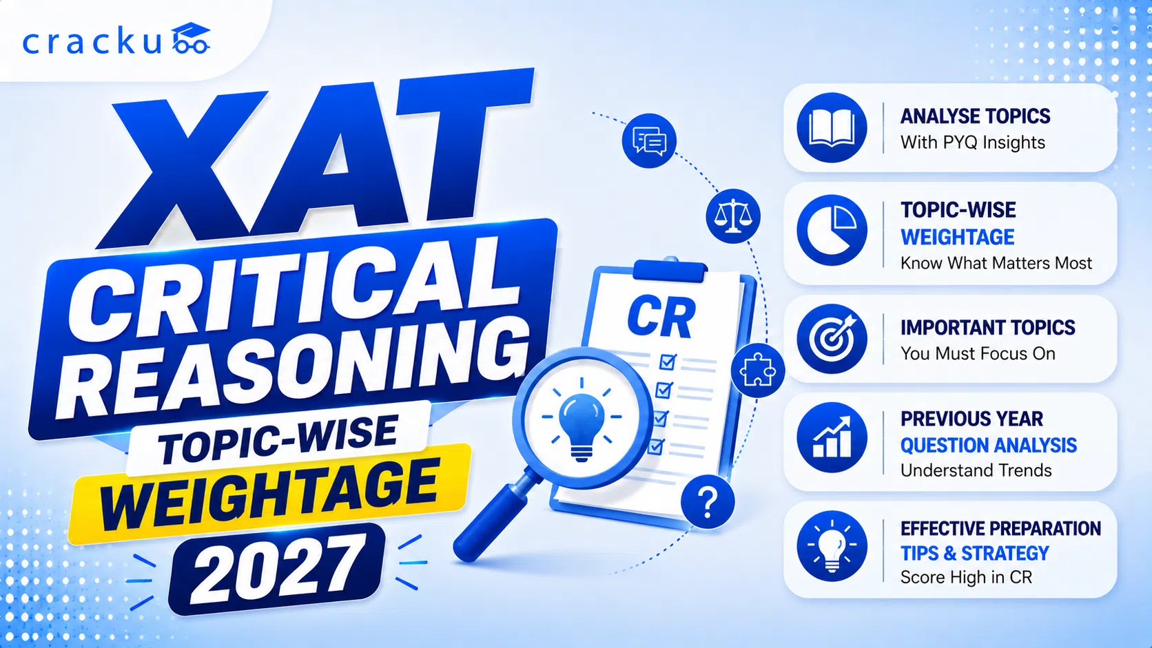 XAT Critical Reasoning Topic-Wise Weightage 2026, PYQ Trends image