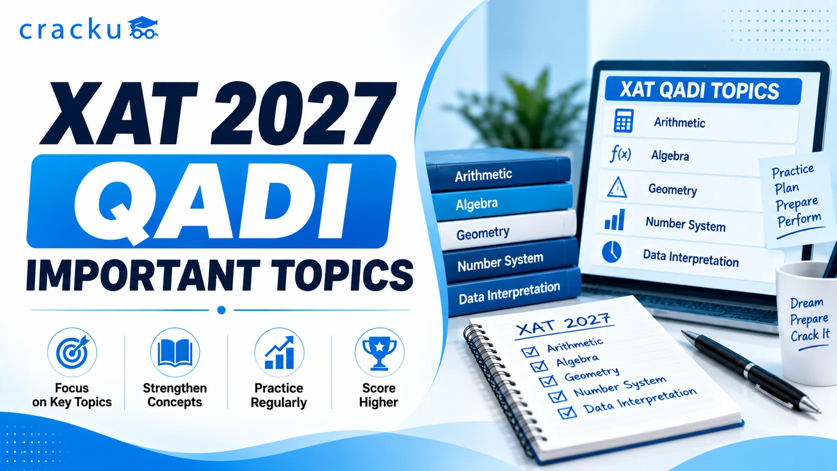 XAT QADI Important Topics 2027, Check Topic-wise Weightag image