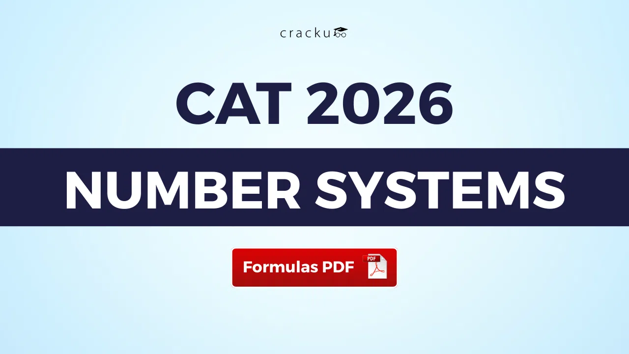 CAT Number System Formulas PDF, Check & Download Now image