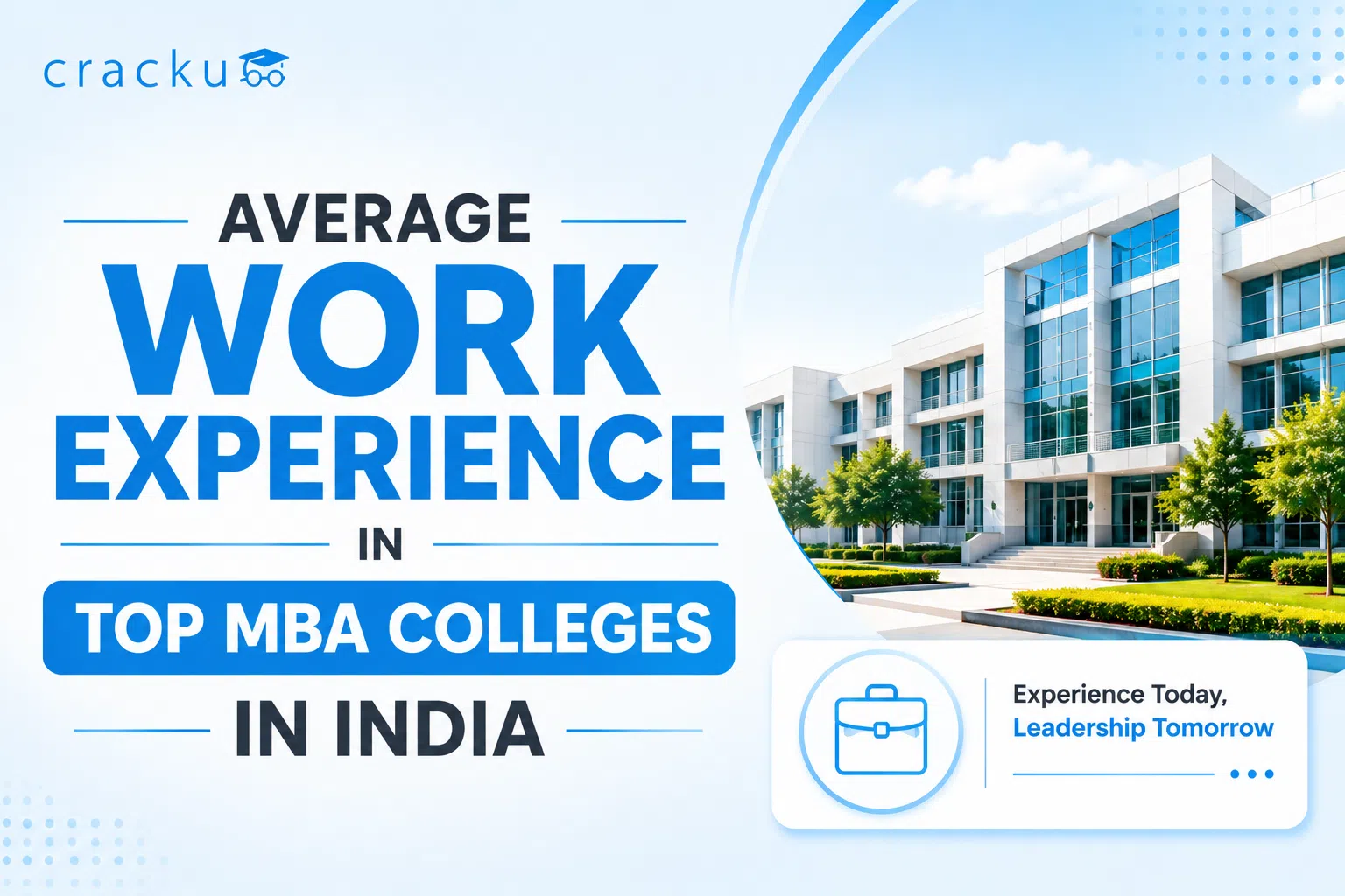 Average Work Experience in Top MBA Colleges in India