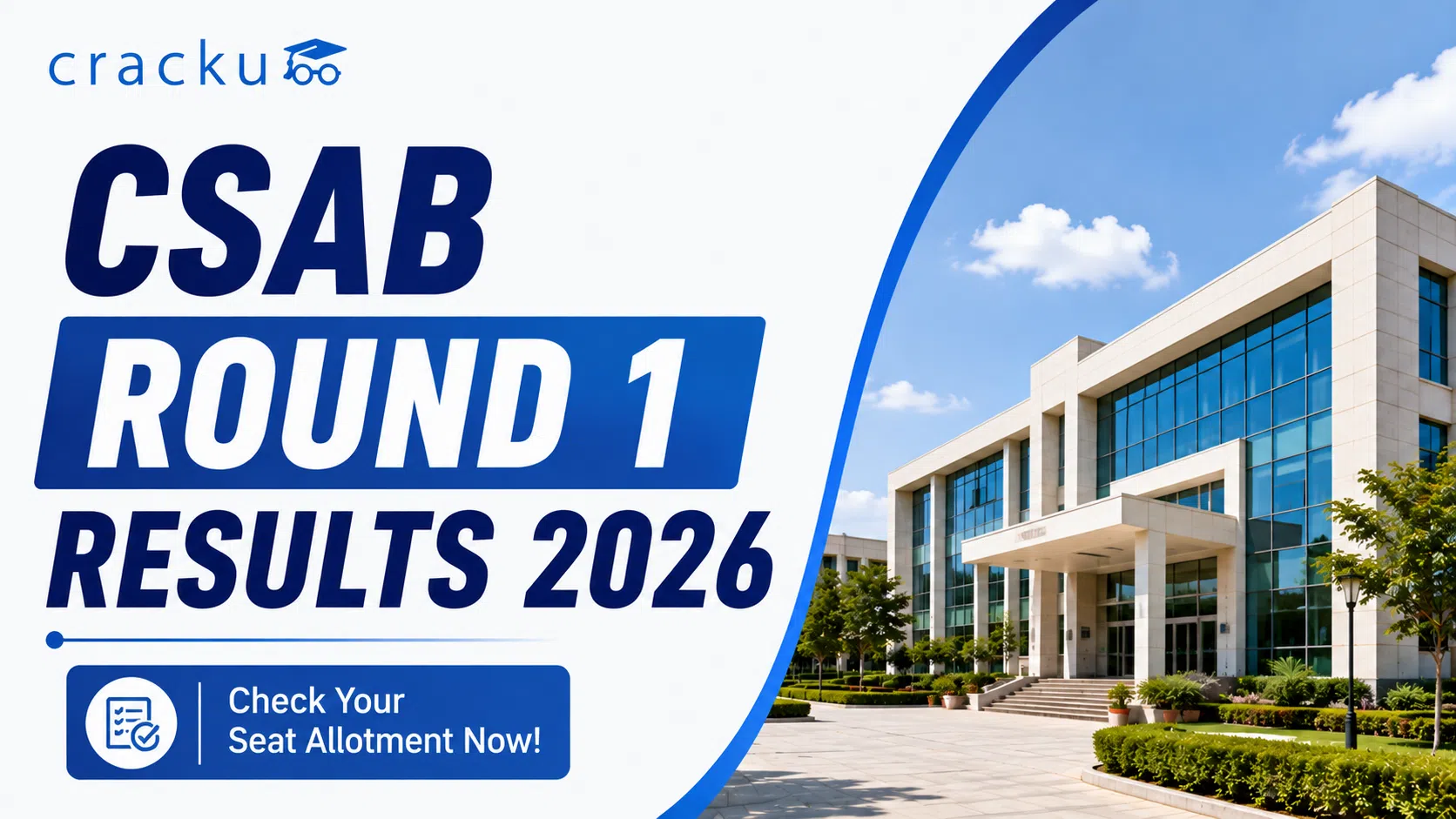 CSAB Round 1 Results 2026 OUT, Find Result @ csab.nic.in