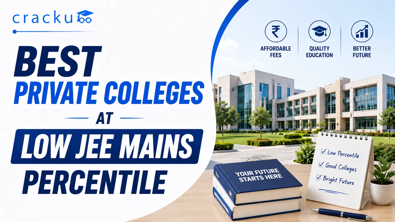 Best Private Colleges at low JEE Mains Percentile, Check Now
