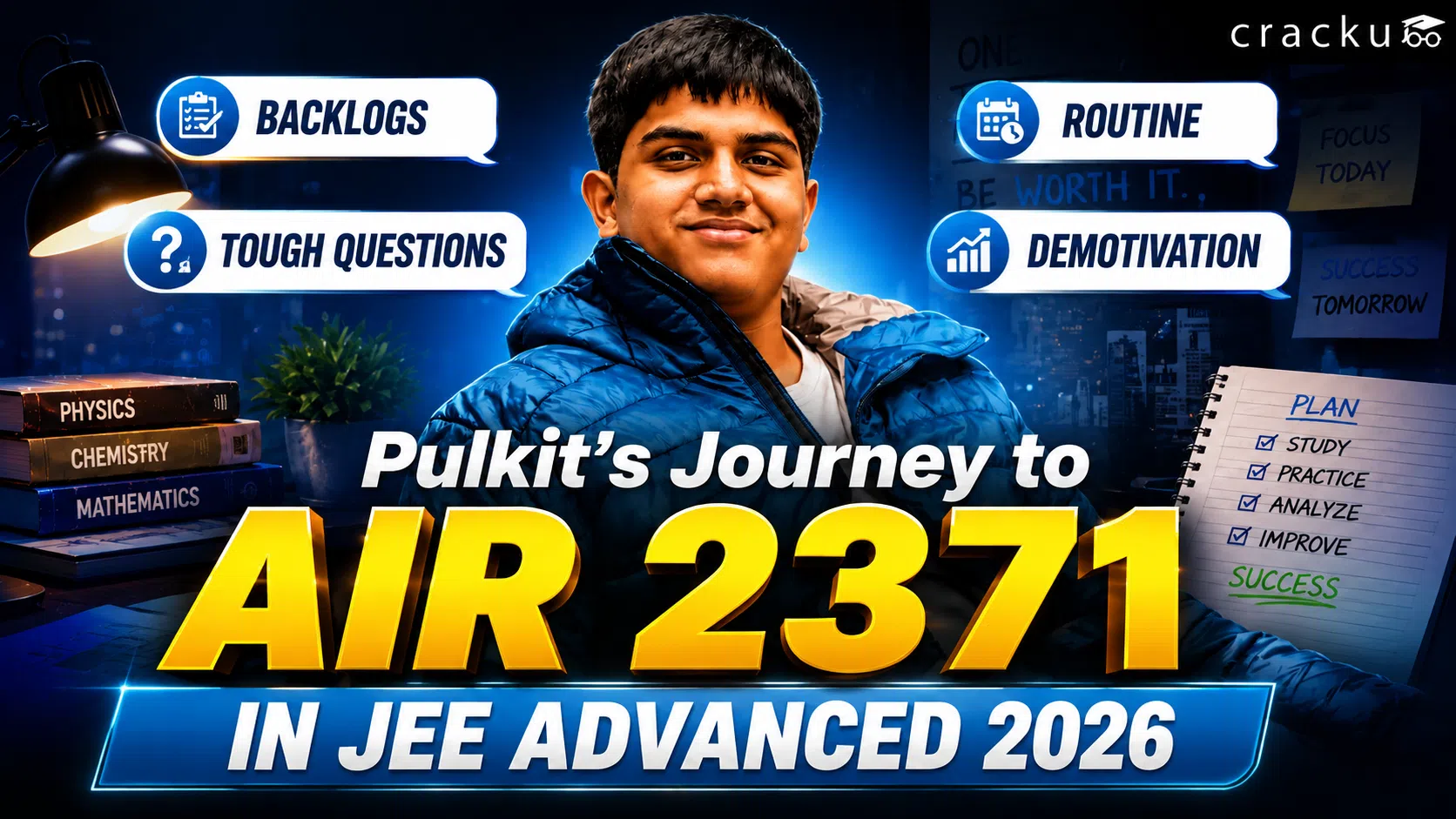 Pulkit’s Journey to AIR 2371 in JEE Advanced 2026