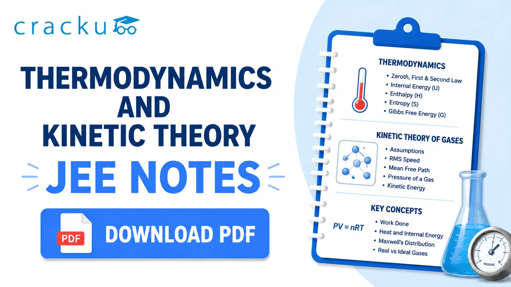 Thermodynamics and Kinetic Theory JEE Notes: Download Now