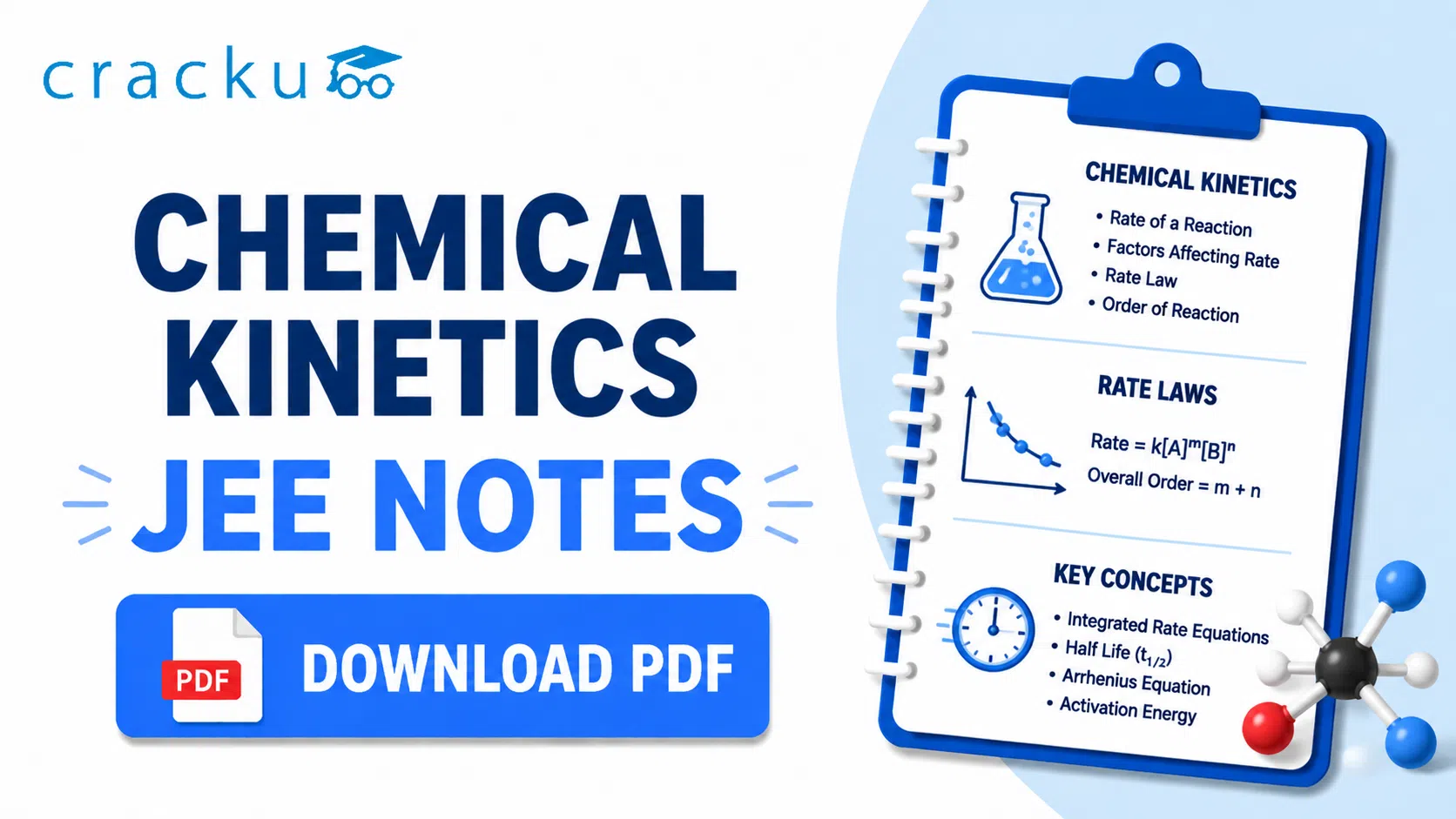 Chemical Kinetics JEE Notes, Download PDF & Formulas image