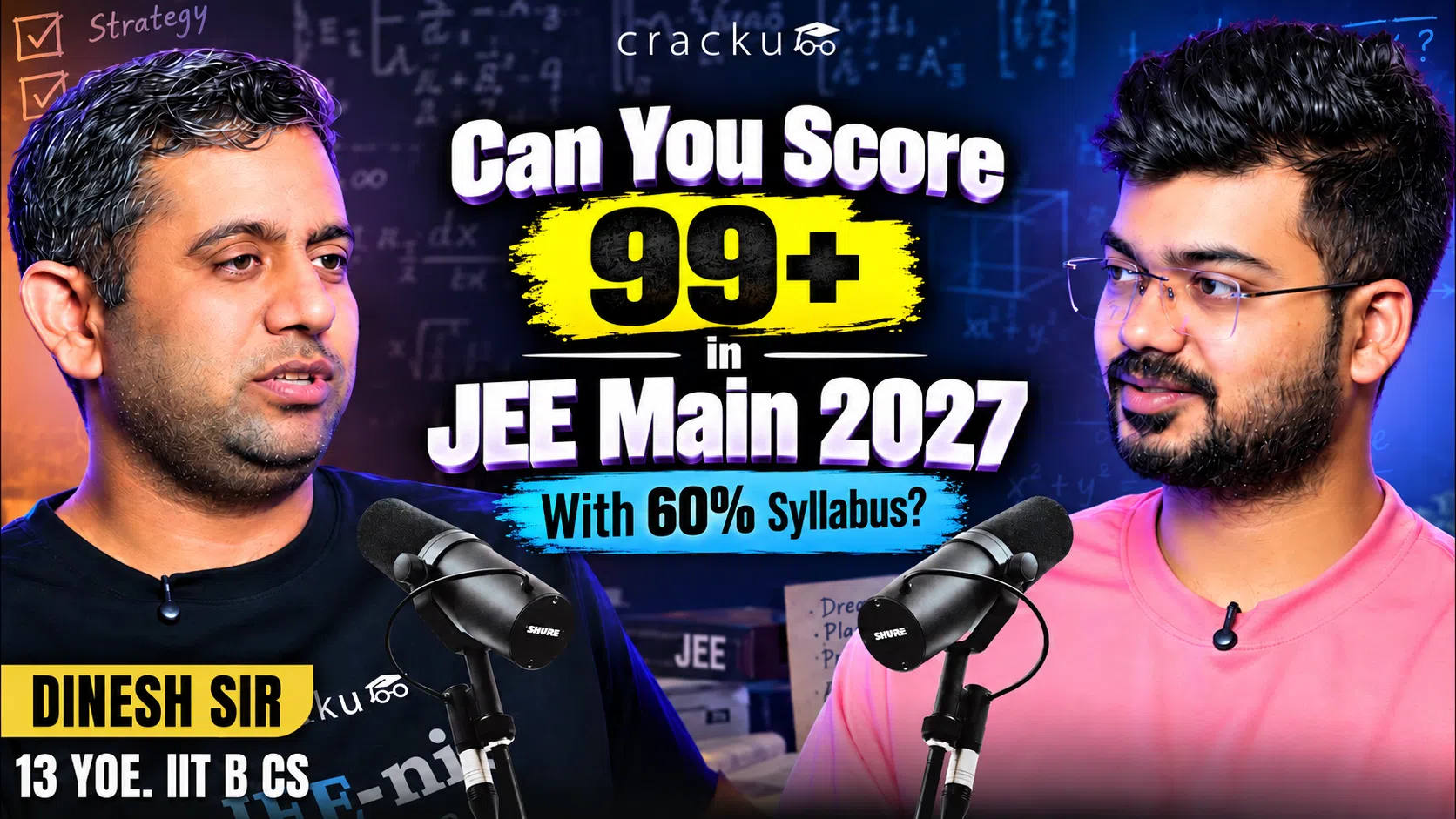 Can You Score 99+ in JEE Main 2027 With 60% Syllabus?