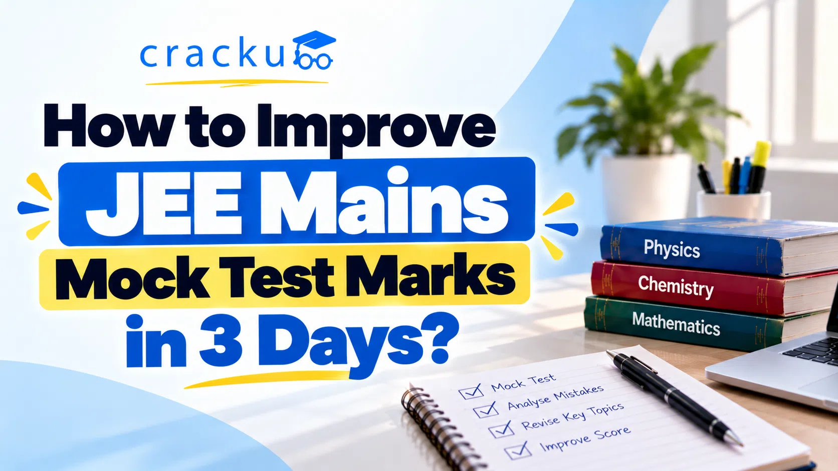 How to Improve JEE Mains Mock Test Marks in 3 Days?