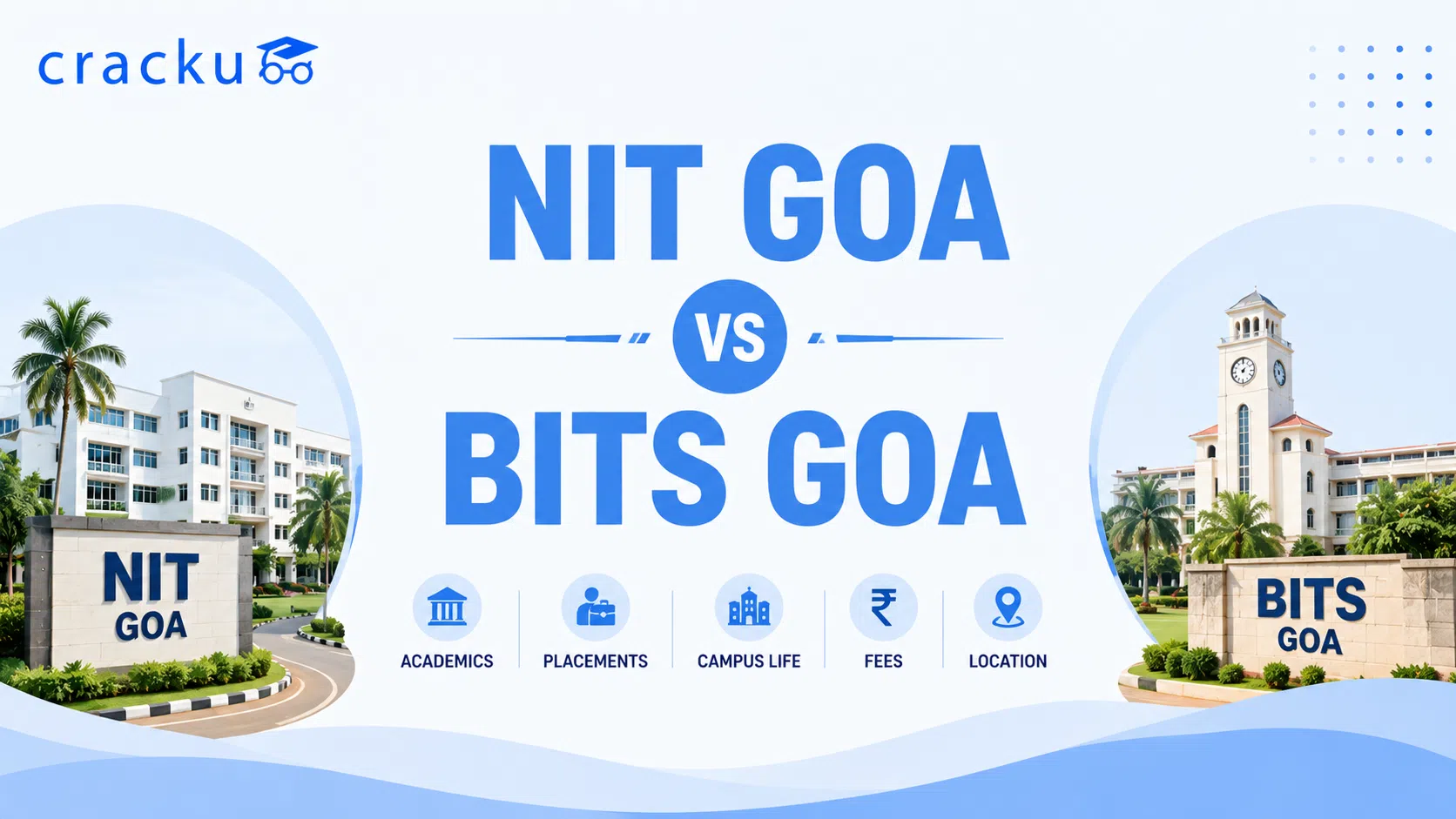 NIT Goa vs BITS Goa, Admission, Fees, Cutoff & Placements