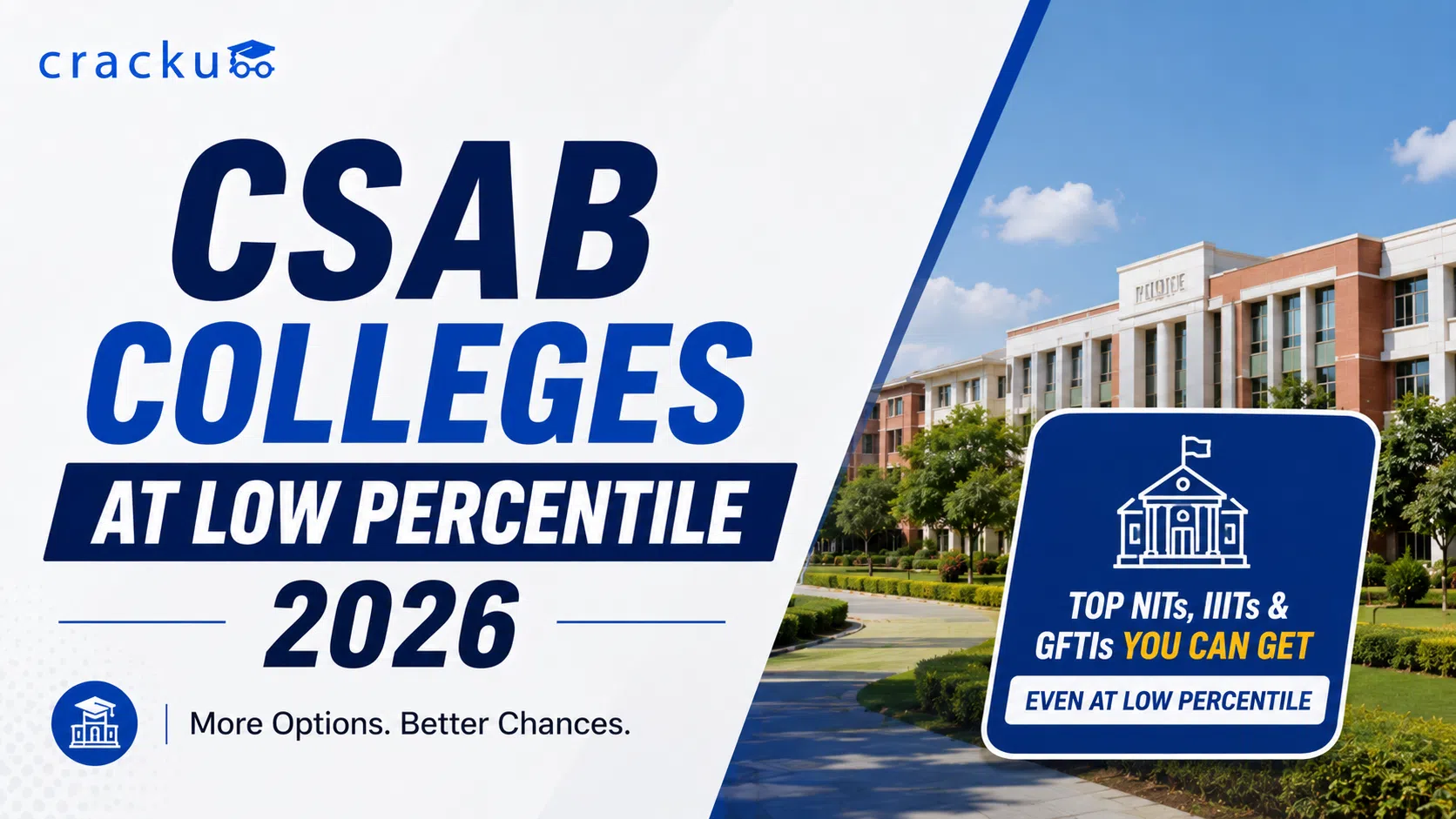 CSAB Colleges at Low Percentile 2026, Cutoffs & Ranks