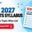 CAT 2027 Quant Syllabus: Important Topic, Pattern & Weightage