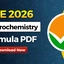 Electrochemistry Formulas For JEE 2026, Download PDF Now
