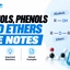 Alcohols, Phenols and Ethers JEE Notes PDF: Download Now