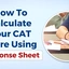 How to Calculate Your CAT Score Using the Response Sheet?