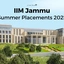 IIM Jammu Summer Placements 2025, Stipend, Top Recruiters