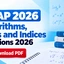 SNAP Logarithms, Surds and Indices Questions 2026 with Solutions