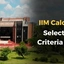 IIM Calcutta Selection Criteria 2025, Admission Process PDF