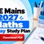 JEE Mains 2027 Maths 100-Day Study Plan: Download PDF