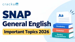 SNAP General English Important Topics 2026: Weightage & Tips