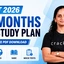 CAT 2026 4-Months Preparation Plan PDF, Section-wise Study Plan