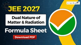 Dual Nature of Matter and Radiation Formula For JEE 2027