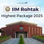 IIM Rohtak Highest Package 2025, Domain-Wise Salary Trends