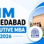 IIM Ahmedabad Executive MBA 2026, Eligibility, Cut-off, Fees