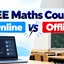 JEE Maths Course Online vs Offline, Advantages & Differences