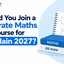 Should You Join a Separate Maths Course for JEE Main 2027?