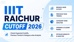 IIIT Raichur Cutoff 2026, JEE Category wise Expected Cut-off