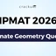 IPMAT Coordinate Geometry Questions 2026 with Video Solutions