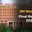 IIM Mumbai Results 2025, Release Date, Waitlist Movement