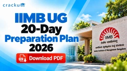 IIMB UG 20-Day Preparation Plan 2026, Section-wise Strategy