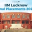 IIM Lucknow Placements 2026, Highest & Average Package