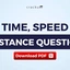 Time, Speed & Distance Questions for CAT 2025 with Solutions