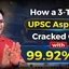 How a 3-Time UPSC Aspirant Cracked CAT with 99.92%ile