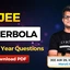 JEE Hyperbola PYQs with Video Solutions, Download PDF