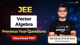 JEE Vector Algebra PYQs with Solutions PDF, Download Now