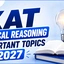 XAT Critical Reasoning Important Topics 2027, PYQ Analysis