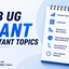 IIMB UG Quant Important Topics 2026, Topic-wise Weightage