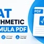 CAT Arithmetic Formulas, Weightage, Download PDF Now