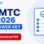 NMTC 2026 Answer Key PDF for Gauss, Kaprekar & Bhaskara