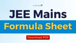 JEE Mains Formula Sheet PDF, Physics, Chemistry, Maths