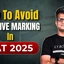 How to Avoid Negative Marking in CAT 2025, Check Now